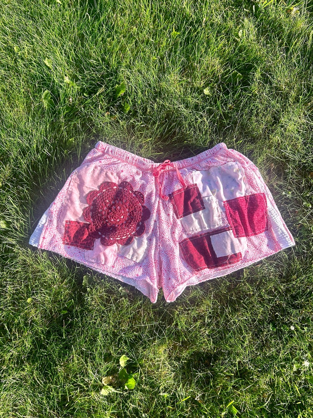 Upcycled Patchwork Shorts